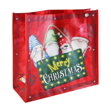 Shopping Bag Square - Gonk Merry Christmas (45cm x 45cm)