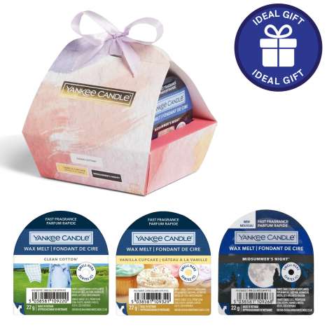 Yankee Candle 3 Wax Melt Gift Set Box - Watercolour Hue