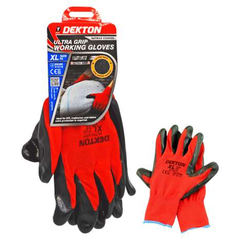 Dekton Ultra Grip Working Gloves - Size 10 (Extra Large)