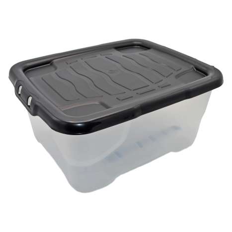 Curve Storage Box with Lid 10L