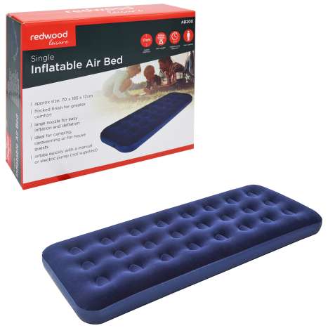 Redwood Inflatable Air Bed - Single