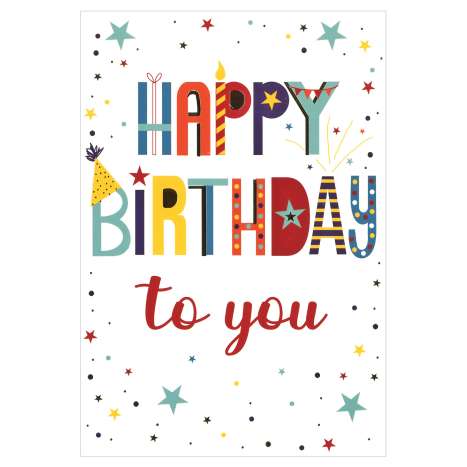 Everyday Greeting Cards (Code 50) - Birthday (M)