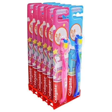 Colgate Kids (2-5 Years) Extra Soft Toothbrush - Assorted Colours