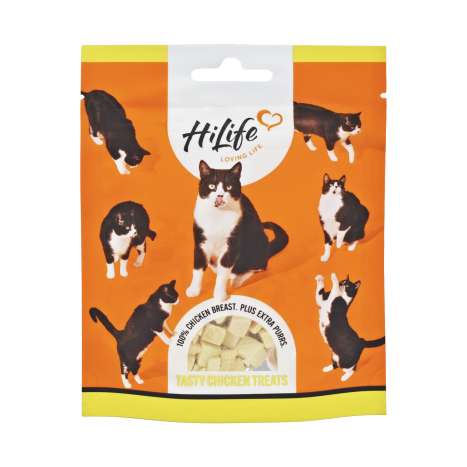 HiLife Tasty Cat Treats (10g) - 100% Chicken Breast