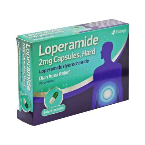 Flamingo Diarrhoea Relief (2mg) Capsules 6 Pack