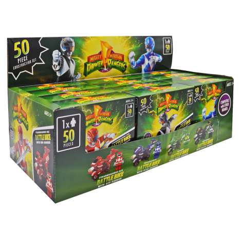 Mighty Morphin Power Rangers Battle Bike Construction Set - Assorted