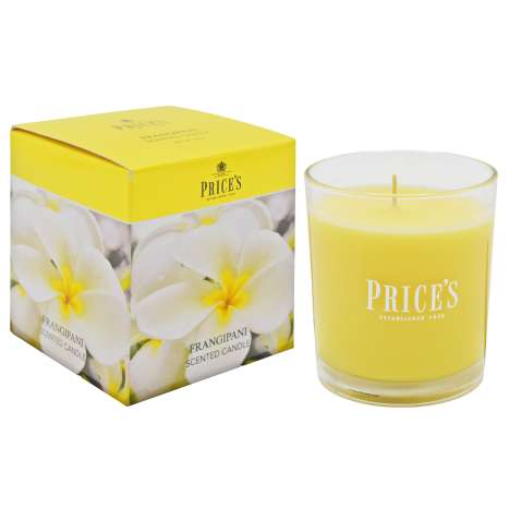 Price’s Scented Glass Candle (8cm) - Frangipani