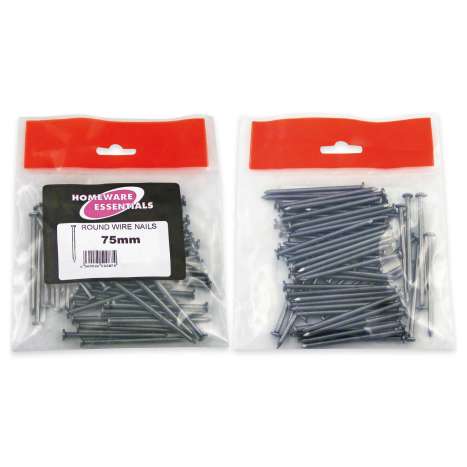 Homeware Essentials Round Wire Nails 75mm