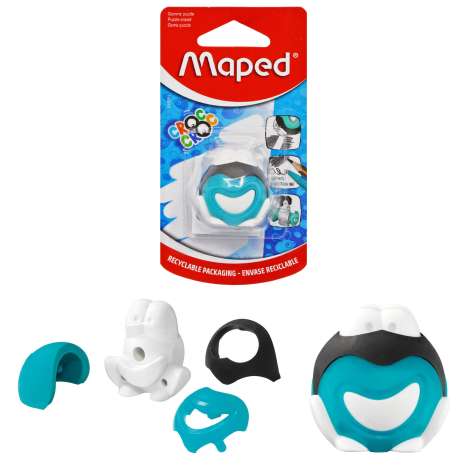Maped Croc Croc Frog Puzzle Eraser - Frog