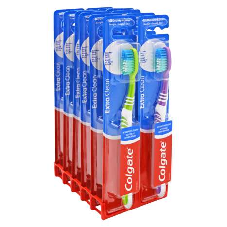 Colgate Extra Clean Toothbrush - Assorted Colours