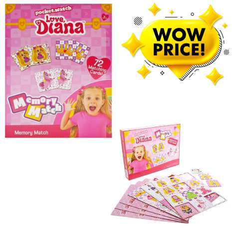 Love, Diana Memory Match Game