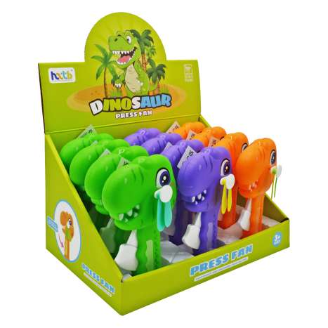 Manual Mini Hand Fan - Dinosaur