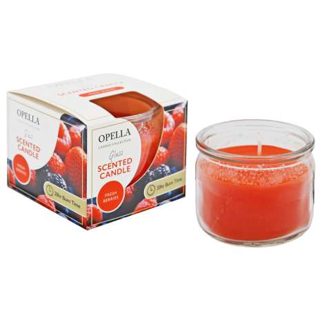 Opella Scented Glass Candle (7cm) - Fresh Berries