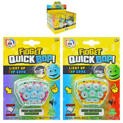 Fidget Quick Bop Keychain Game - Assorted Colours