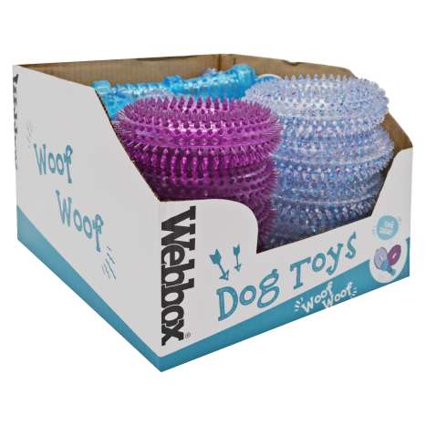 Webbox Squeaky Dog Toys (Assorted) - Rubber Throwers