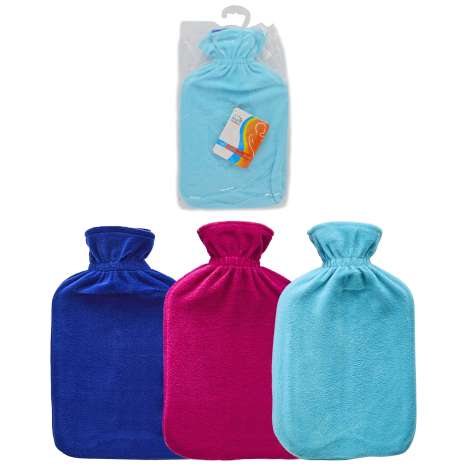 Sure Thermal Hot Water Bottle 2 Litre - Fleece (Assorted Colours)