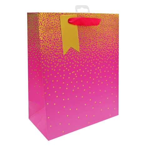 Large Gift Bags (26.5cm x 33cm) - Pink Ombre