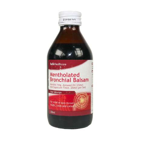 Bells Mentholated Bronchial Balsam 200ml