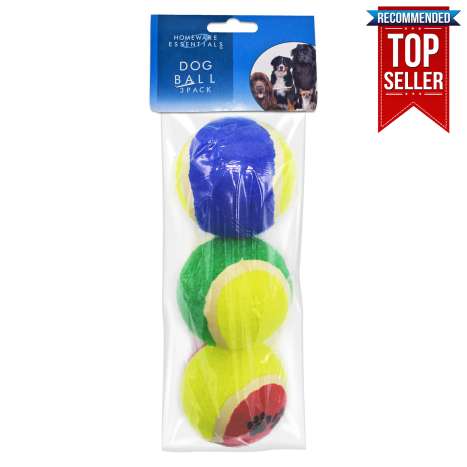 Homeware Essentials Dog Balls 3 Pack