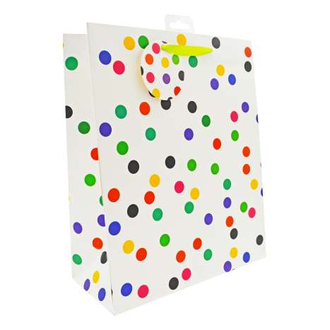 Large Gift Bags (26cm x 32cm) - Spots