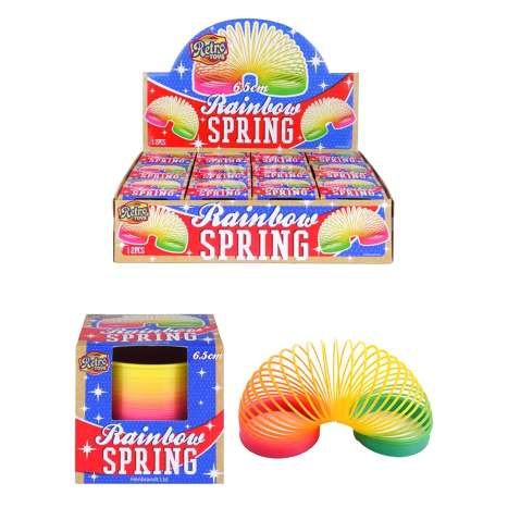 Rainbow Spring Slinky (6.5cm)