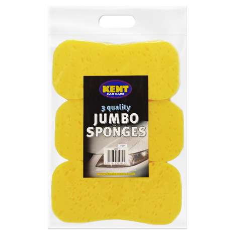 Kent Jumbo Sponges 3 Pack