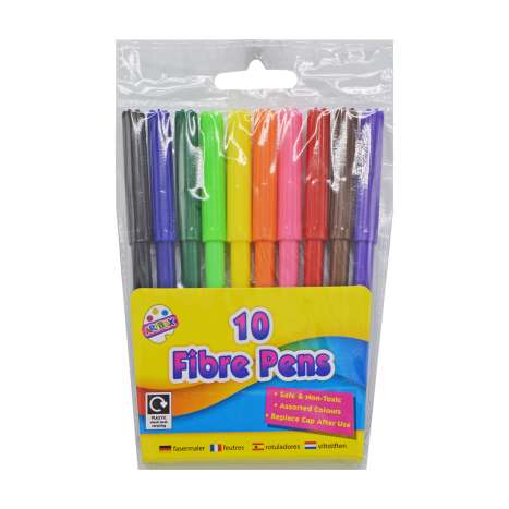 Artbox Fibre Pens 10 Pack