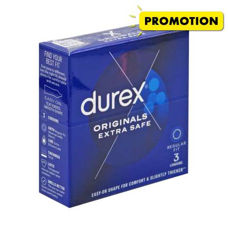 Durex Condoms 3 Pack - Extra Safe