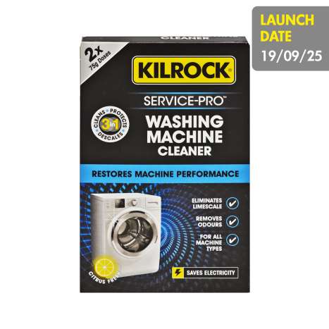 Kilrock Service-Pro Washing Machine Descaler & Cleaner (75g) 2 Pack