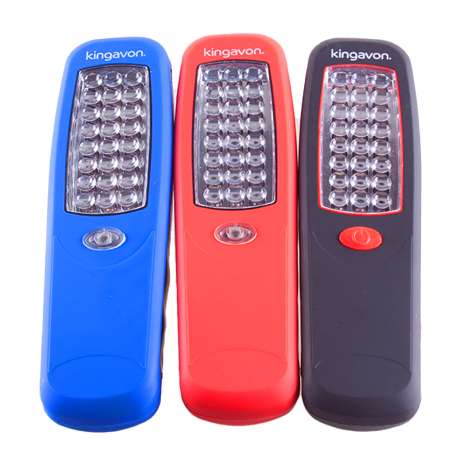 Kingavon 24 LED Work Light Torch - Assorted Colours