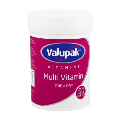 Valupak Multi Vitamin One a Day Tablets 50 Pack