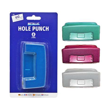 Metallic 2 Hole Punch - Assorted Colours