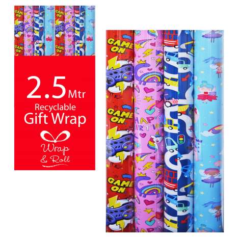 Everyday Wrapping Paper 2.5 Metres - Kids