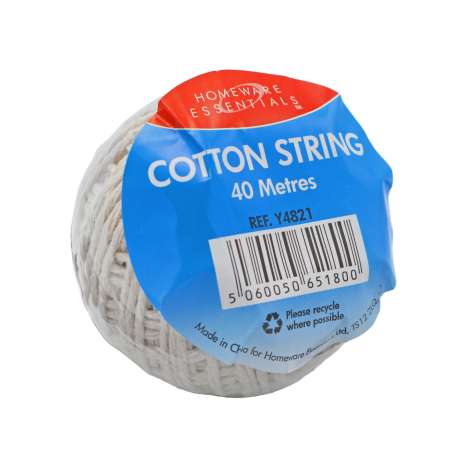 Homeware Essentials Cotton String 40m