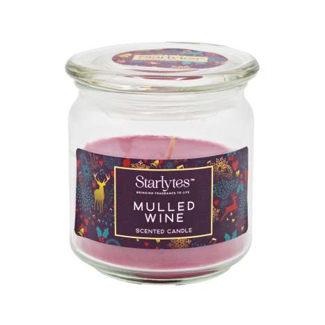 Starlytes Scented Glass Candle (227g) - Mulled Wine