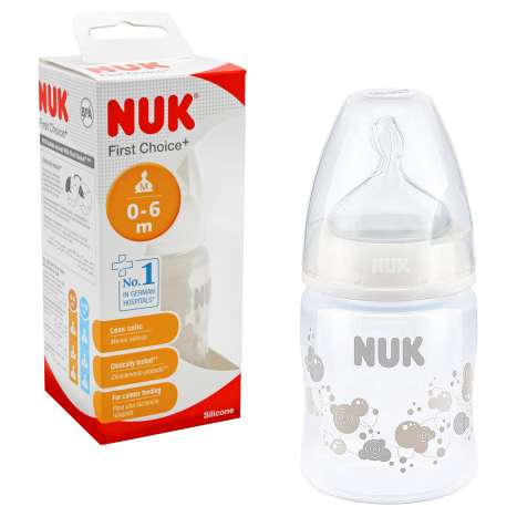 NUK First Choice Baby Feeding Bottle 150ml (0-6 Months)