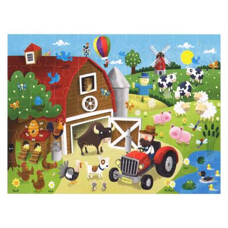 Games Hub Puzzle (45 Pieces) - Farm