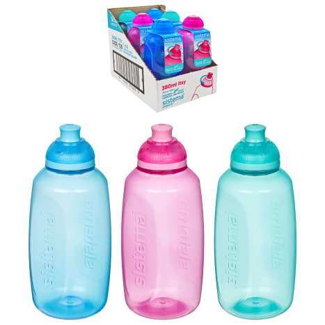 Sistema Twist ‘n’ Sip Itsy Bottle 380ml - Assorted Colours