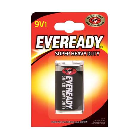 Eveready Super Heavy Duty 9V Single Battery
