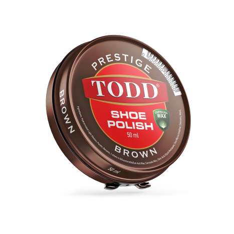 TODD Shoe Polish 50ml - Brown