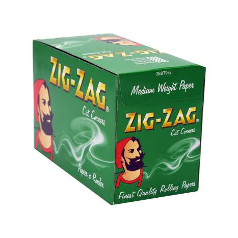 Zig-Zag Green Rolling Papers 50 Pack