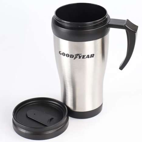 Goodyear Stainless Steel Travel Mug (350ml) In Display