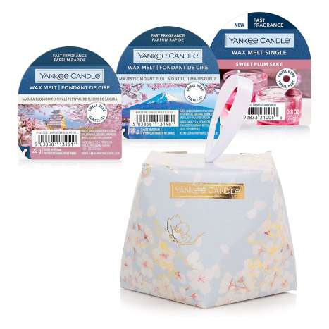 Yankee Candle 3 Wax Melt Gift Set Box - Floral