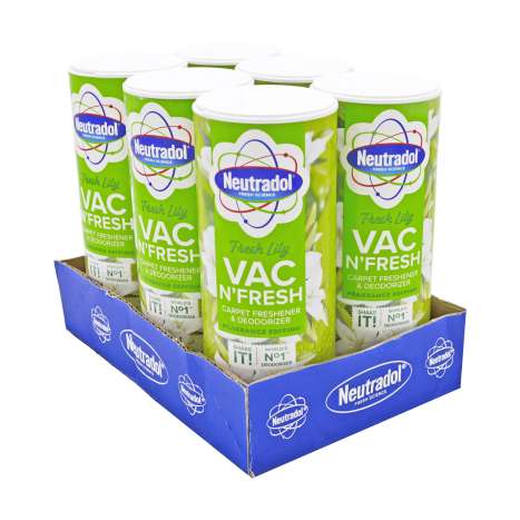 Neutradol Vac N' Fresh Carpet Freshener & Deodorizer 350g - Fresh Lily