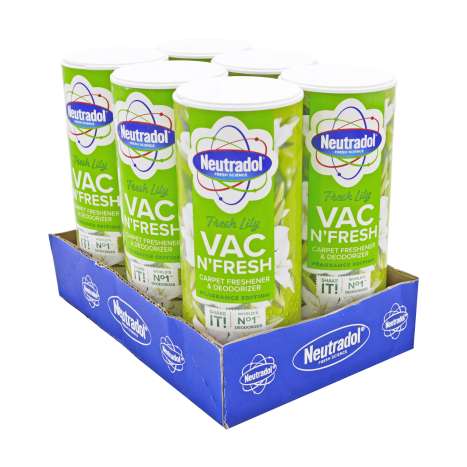 Neutradol Vac N' Fresh Carpet Freshener & Deodorizer (350g) - Fresh Lily