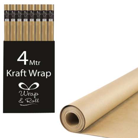 Plain Kraft Wrapping Paper (4M)