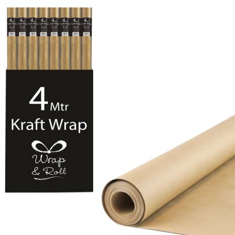 Plain Kraft Wrapping Paper 4M