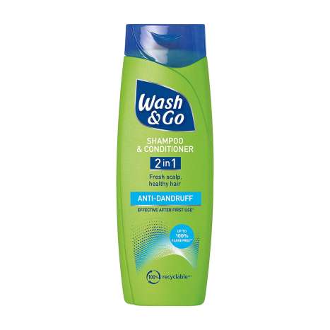Wash & Go 2-In-1 Shampoo and Conditioner 200ml - Anti-Dandruff