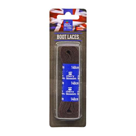 Cherry Blossom Boot Laces (140cm) - Brown