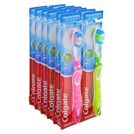 Colgate Max Fresh Medium Toothbrush - Assorted Colours